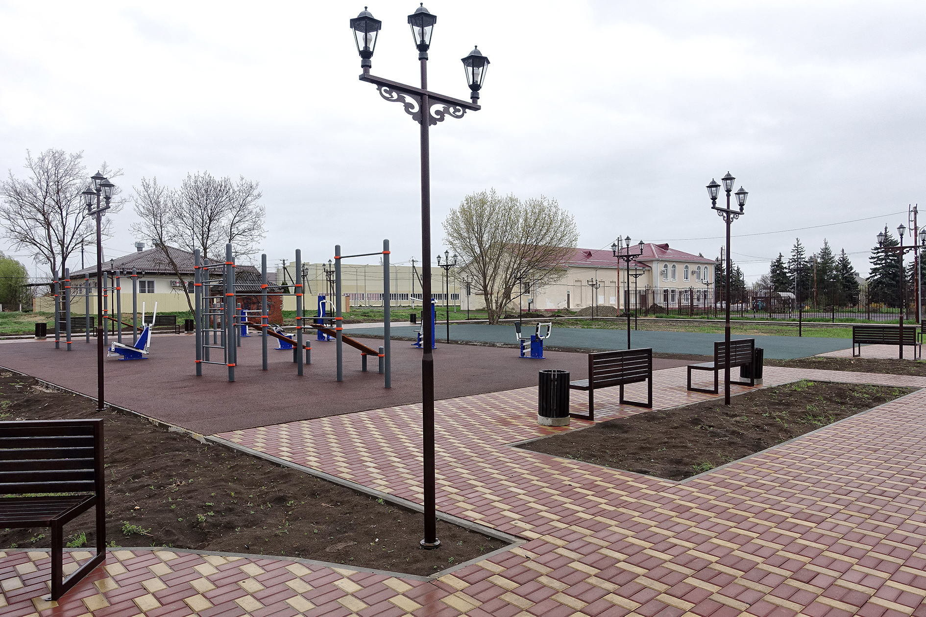 Парк в станице Медведовской